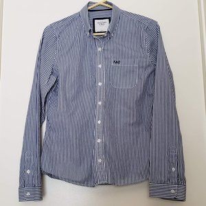 A&F Abercrombie & Fitch Striped Shirt, Women's L